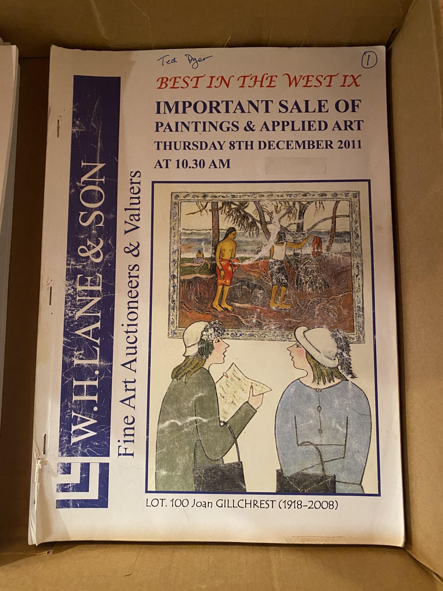 A LARGE COLLECTION OF CORNISH AUCTION CATALOGUES TO INCLUDE W.H.LANE & SONS AND A SOTHERBY'S OF - Image 3 of 8