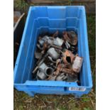 A NUMBER OF SCAFFOLDING FITTINGS NB:THESE ITEMS ARE TO BE COLLECTED FROM HEATHER BANK FARM,