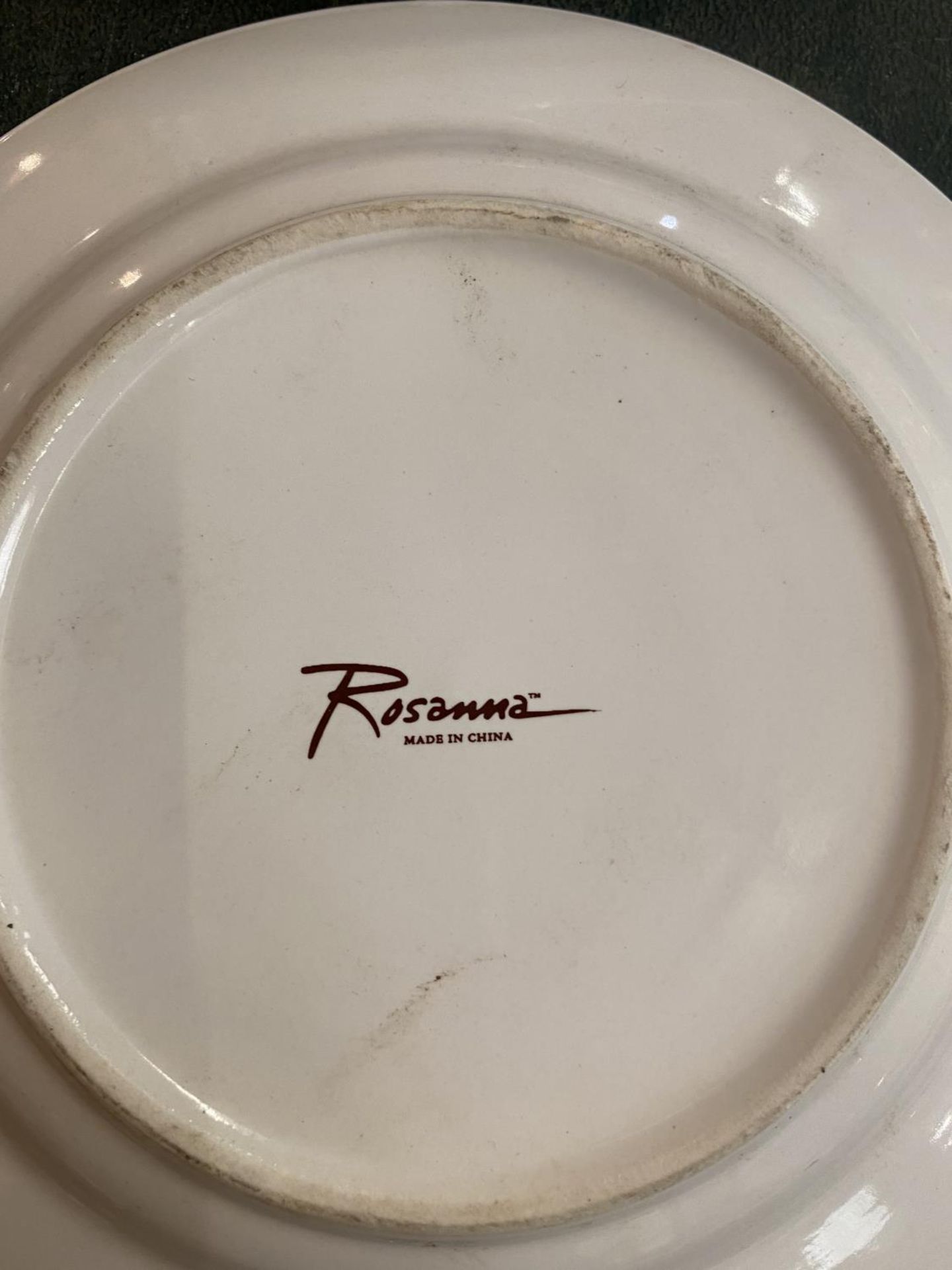 FOUR ROSANNA CAFE STYLE PLATES - Image 5 of 5