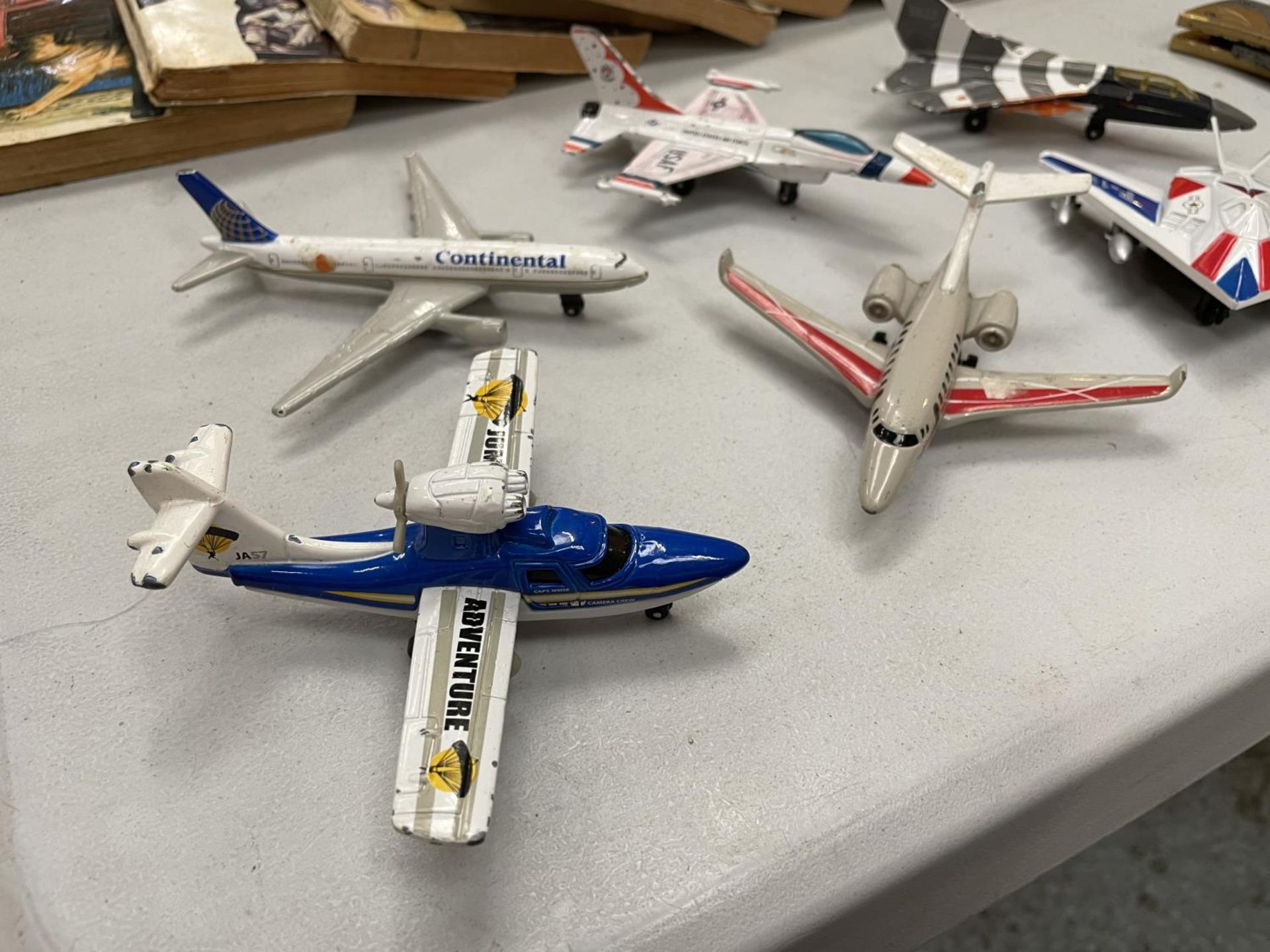 SIX DIE-CAST MATCHBOX AND MATTEL AEROPLANES - Image 2 of 3