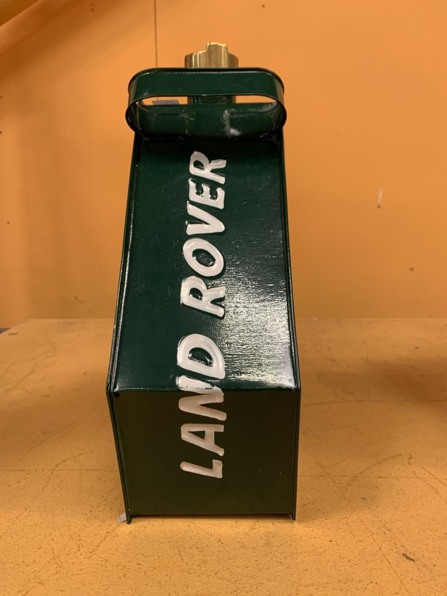 A METAL LANDROVER FUEL CAN WITH BRASS STOPPER - Image 2 of 3