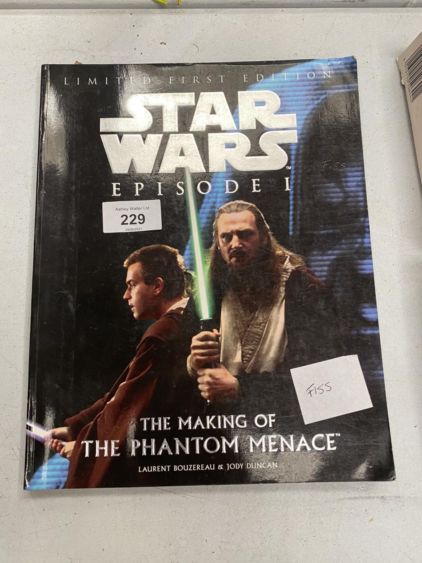 A STAR WARS BOOK 'THE MAKING OF THE PHANTOM MENACE'