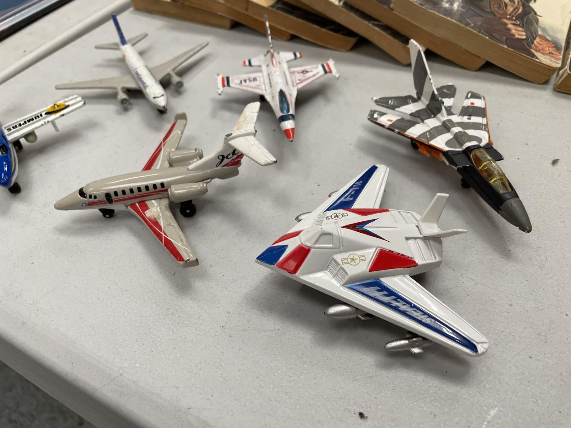 SIX DIE-CAST MATCHBOX AND MATTEL AEROPLANES - Image 3 of 3