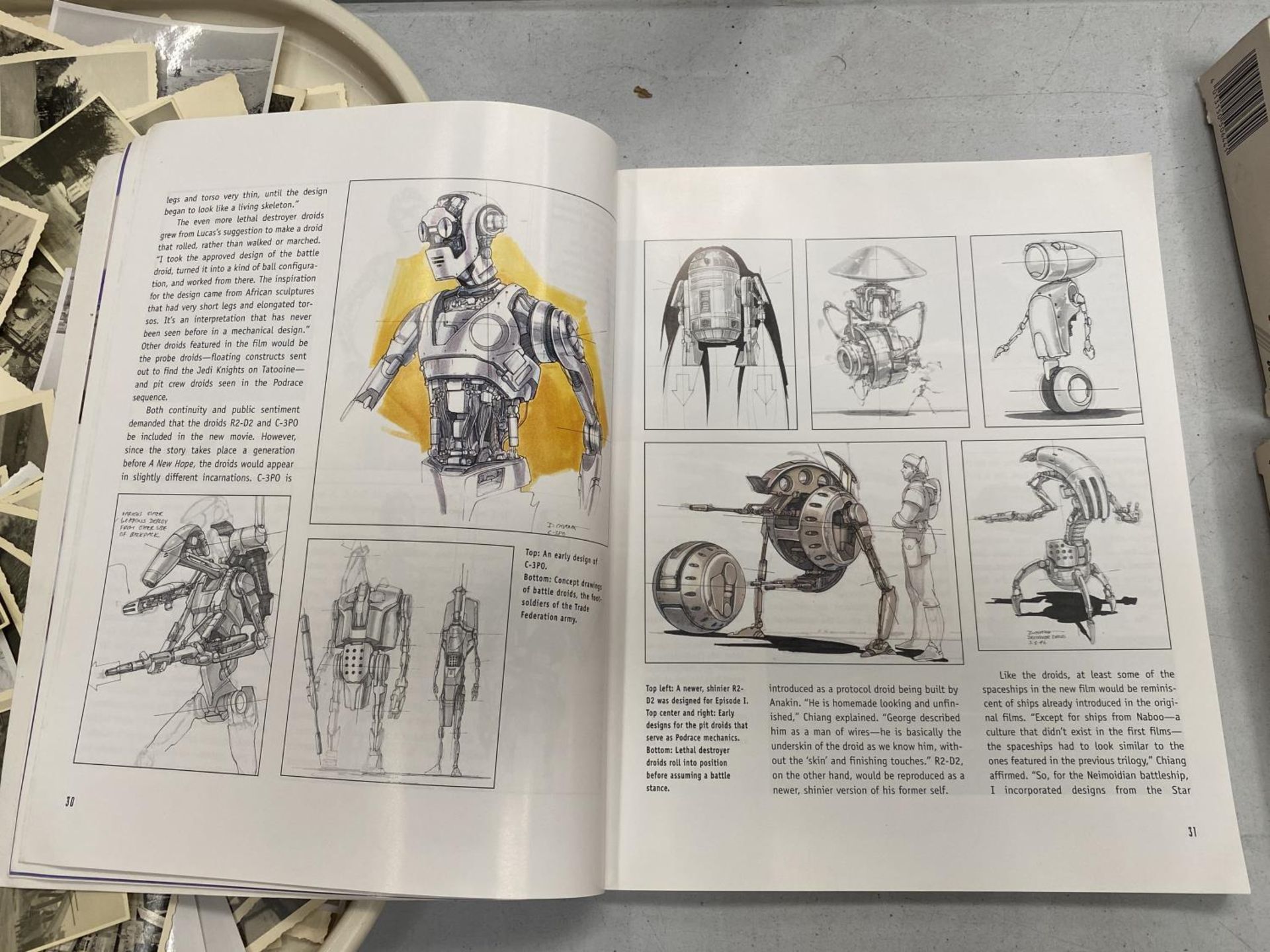 A STAR WARS BOOK 'THE MAKING OF THE PHANTOM MENACE' - Image 2 of 4
