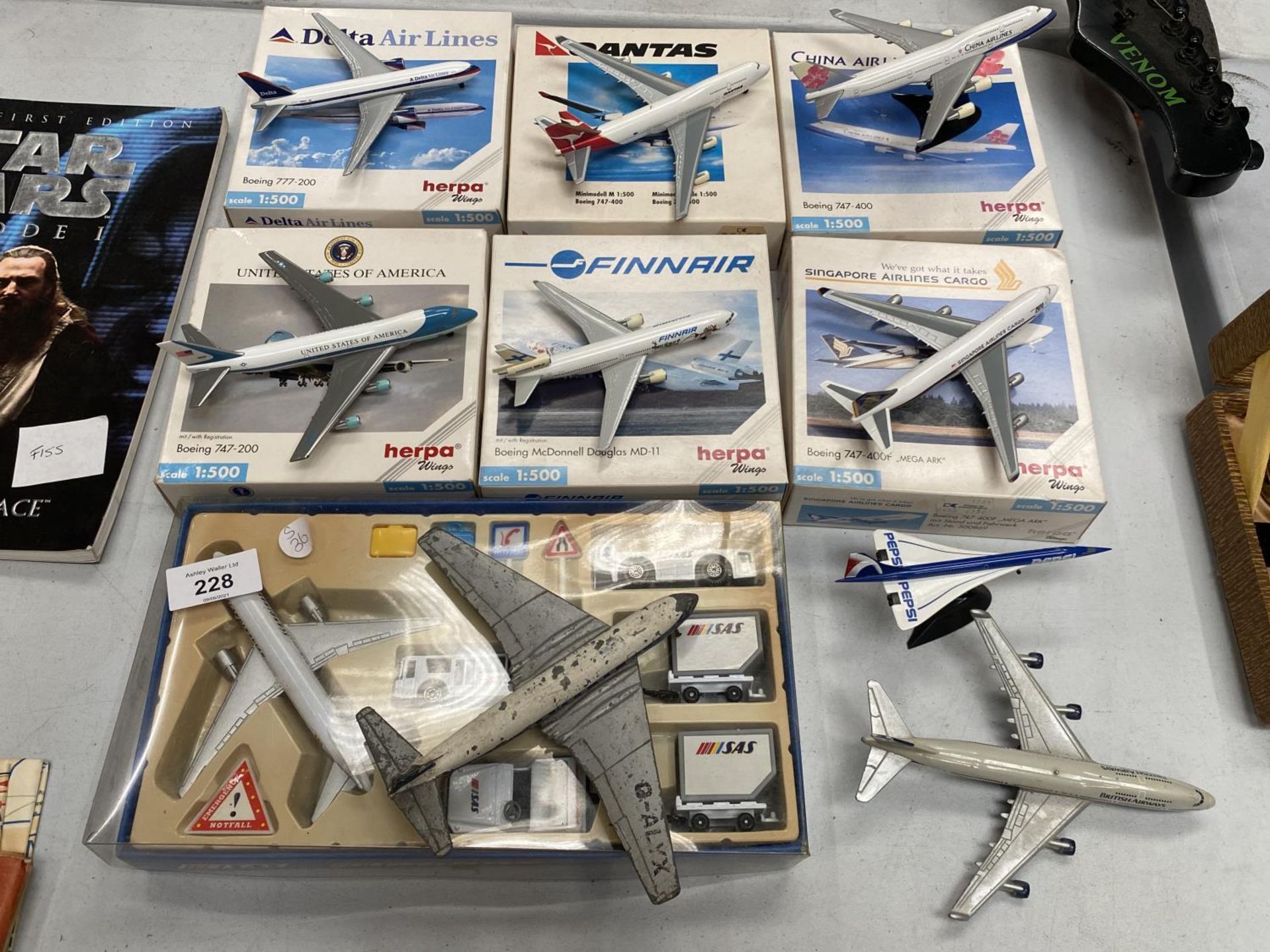 A COLLECTION OF MODEL AIRCRAFT MODELS