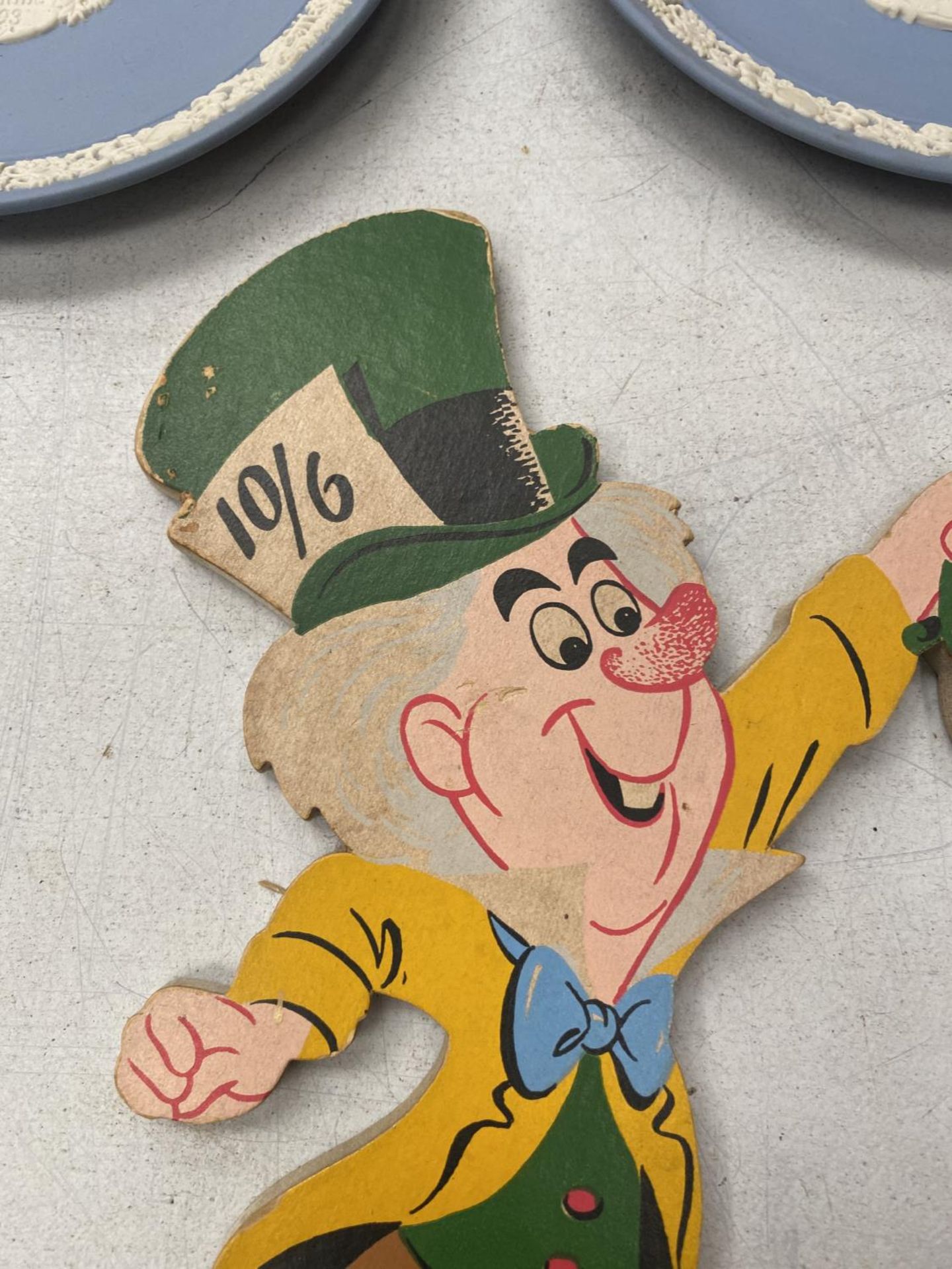 A 1951 WALT DISNEY MAD HATTER CUT OUT - Image 2 of 4