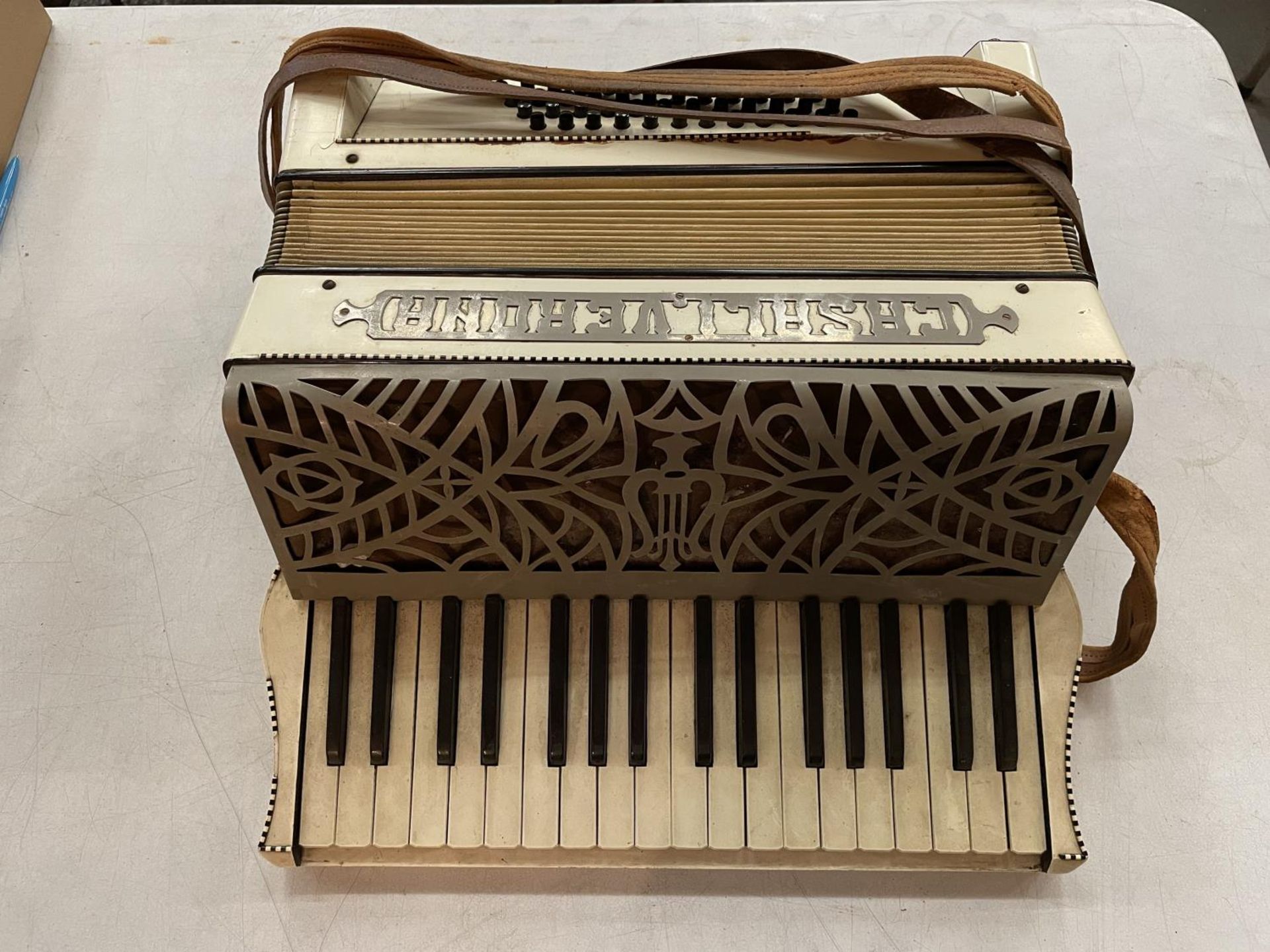 A VINTAGE ACCORDIAN