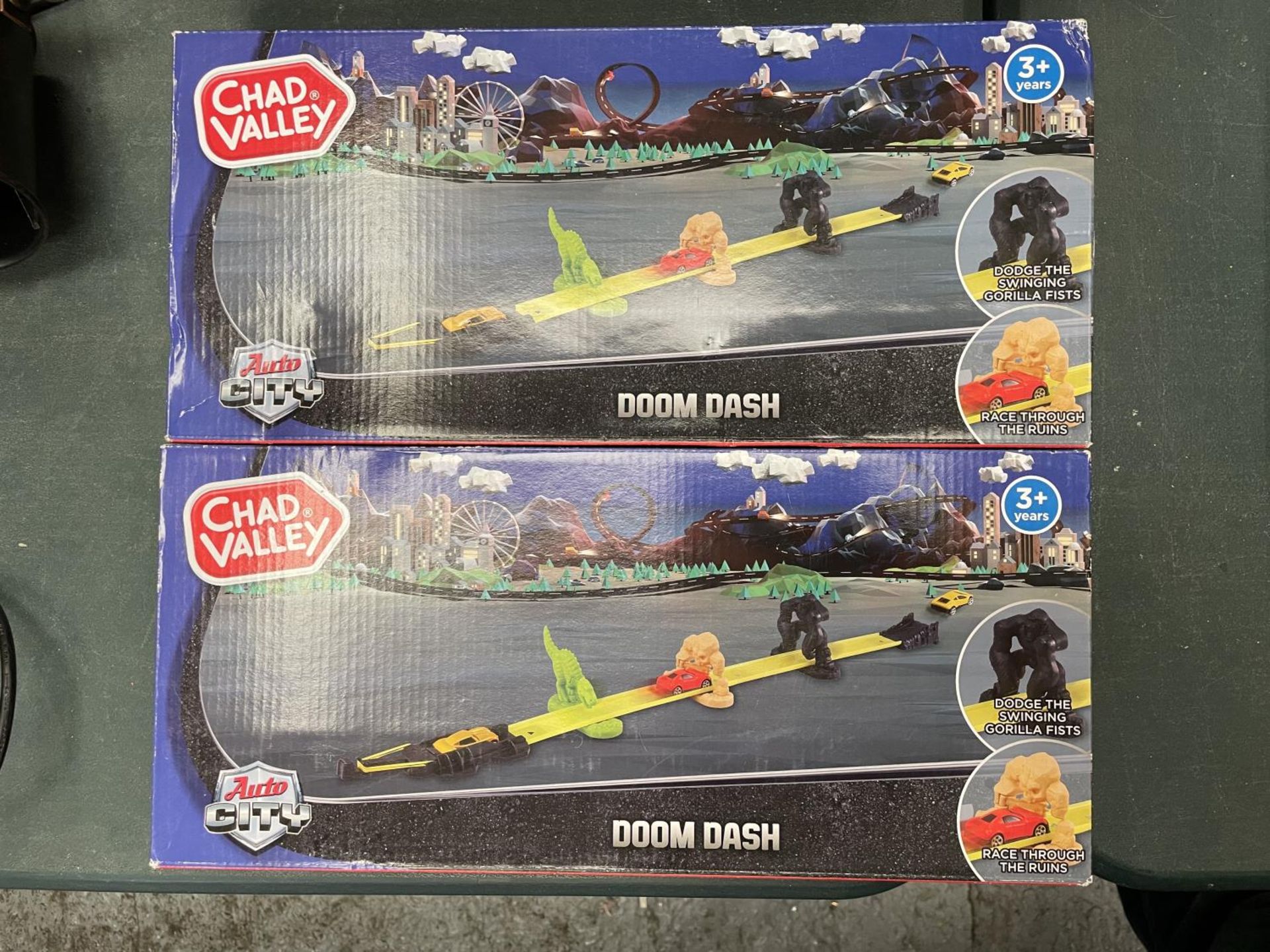 TWO BOXED CHAD VALLEY 'DOOM DASH' CHILDRENS TOYS