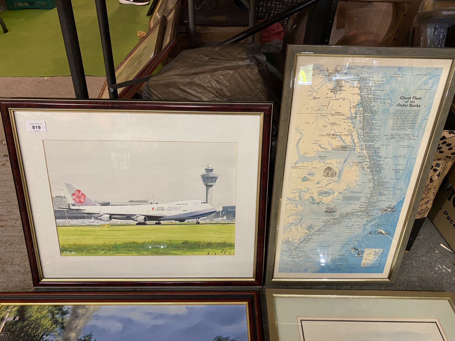 A COLLECTION OF PICTURES TO INCLUDE A CHINA AIRLINES CARGO AIRCRAFT, THREE STEAM ENGINES ETC - Image 5 of 6