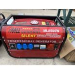 A MIL'GERMANY SILENT ML8500W GENERATOR