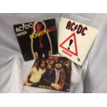 THREE ACDC RECORDS HIGHWAY TO HELL, POWERAGE AND DANGER