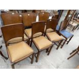 SIX MID 20TH CENTURY OAK DINING CHAIRS (TWO STYLES)