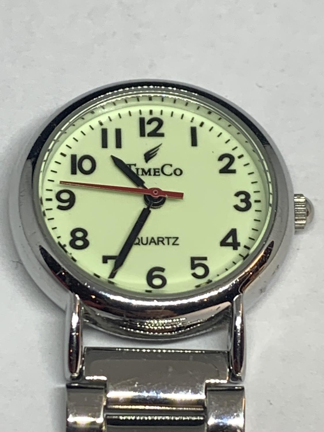 A TIMECO NURSES FOB WATCH IN WORKING ORDER BUT NO WARRANTY - Image 2 of 3