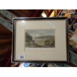 AN ORIGINAL ANTIQUE PRINT OVER 100 YEARS OF CHIRK AQUEDUCT