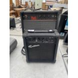 A PAIR OF AMPLIFIERS TO INCLUDE A 'SOUND CITY' AND A 'ROCKBURN'