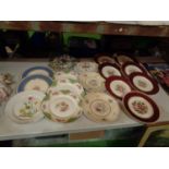 A LARGE COLLECTION OF CERAMIC PLATES TO INCLUDE PARAGON, WINDSORWARE ETC