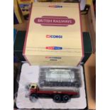 A BOXED CORGI BRITISH RAILWAYS LIMITED EDITION ALBION REIVER PLATFORM LORRY & TANK CONTAINER LOAD '