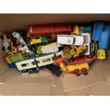 A LARGE COLLECTION OF DIECAST CARS AND TRUCKS