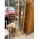 A MODERN DISPLAY CABINET, 14X13"