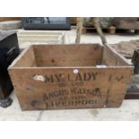 A VINTAGE ANGUS WATSON FRUIT BOX