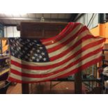 A VERY LARGE USA FLAG 344CM X 170CM