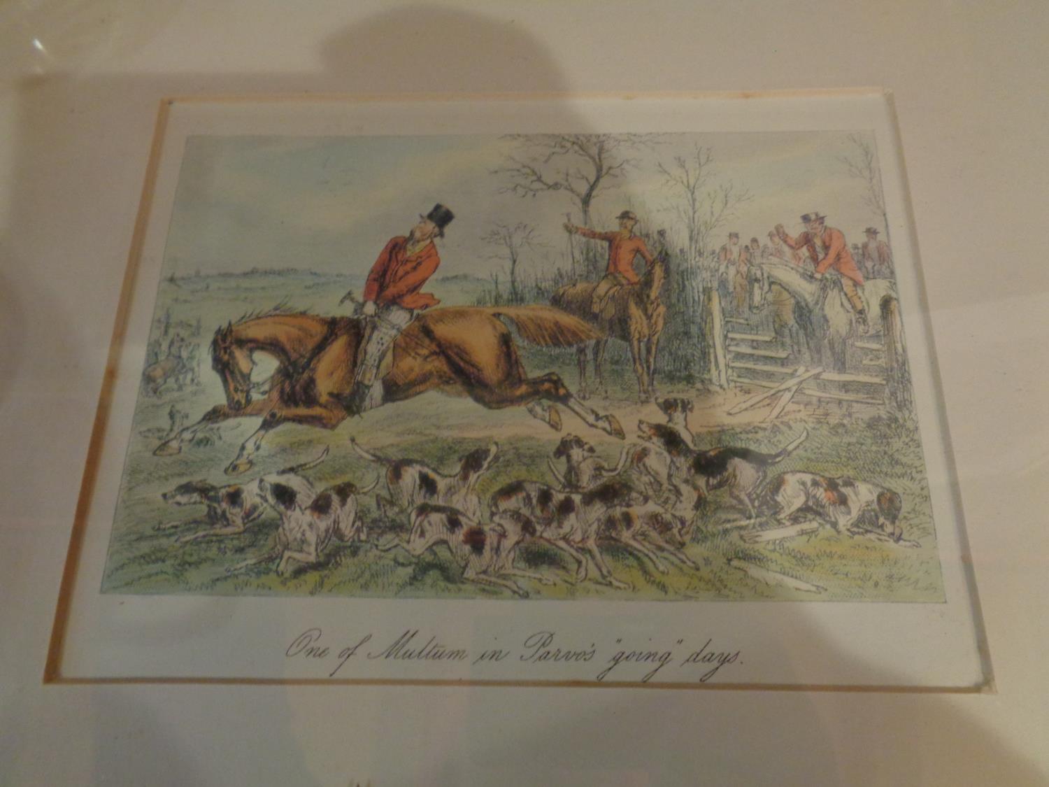 THREE FRAMED HUNTING THEMED PRINTS - Image 2 of 4