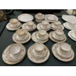 A VINTAGE STANLEY CHINA TEA SET WITH TEN TRIOS