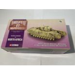 A BOXED CORGI MODEL CHURCHILL TANK FROM THE DESERT CAMPAIGNS OF NORTH AFRICA RANGE - NUMBER CC60105