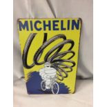 A VINTAGE STYLE "MICHELIN" TIN SIGN 20CM X 30CM