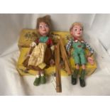 TWO BOXED VINTAGE PELHAM PUPPETS - HANSEL AND GRETEL