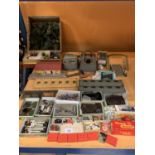 A VERY LARGE QUANTITY OF HORNBY MODEL RAILWAY ACCESSORIES - LEVEL CROSSING, SCENERY, BUFFERS,