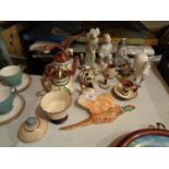 VARIOUS CERAMICS TO INCLUDE BESWICK (A/F), TORQUAY ETC