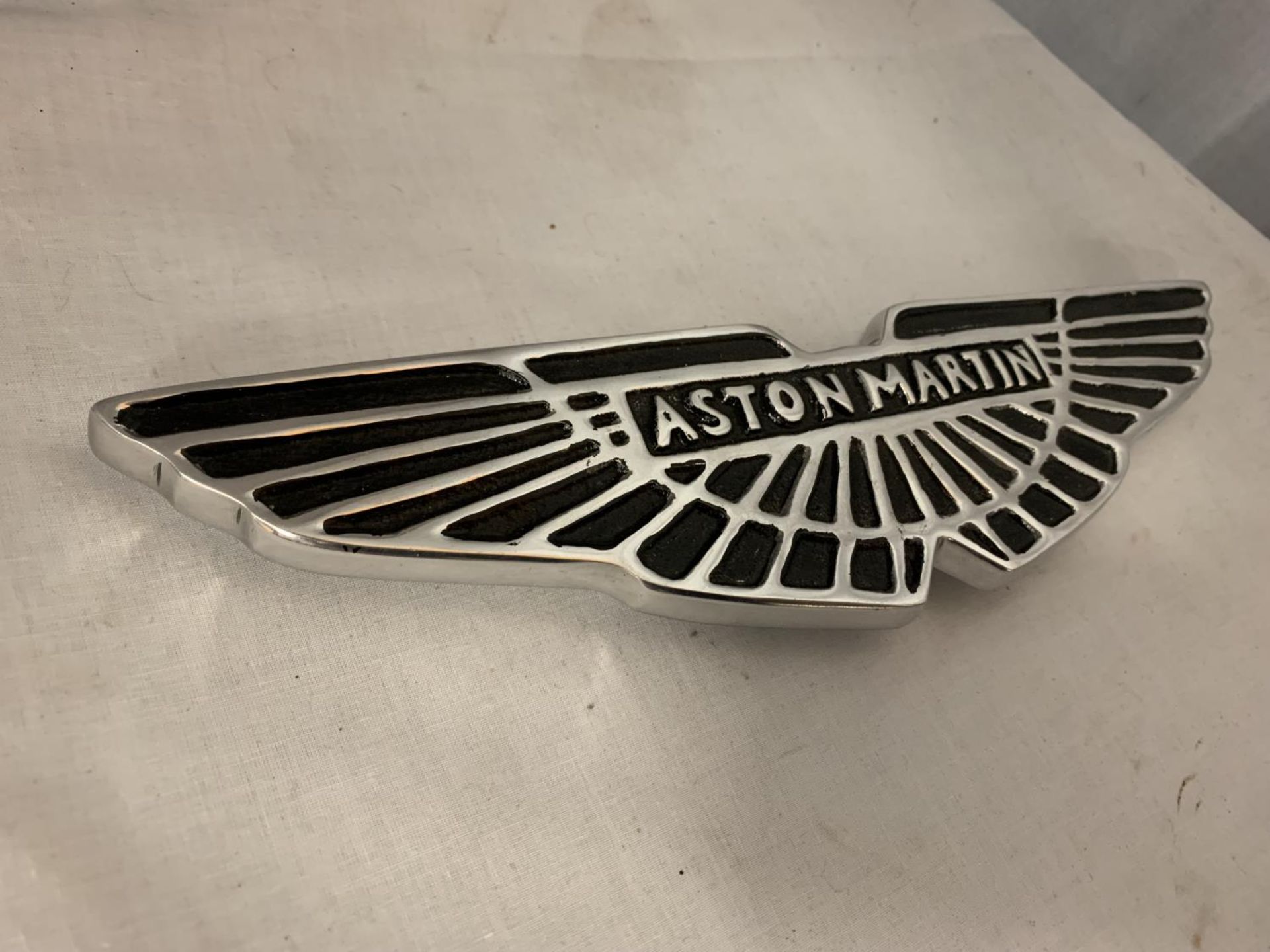 A CAST 'ASTON MARTIN' SIGN - Image 2 of 3