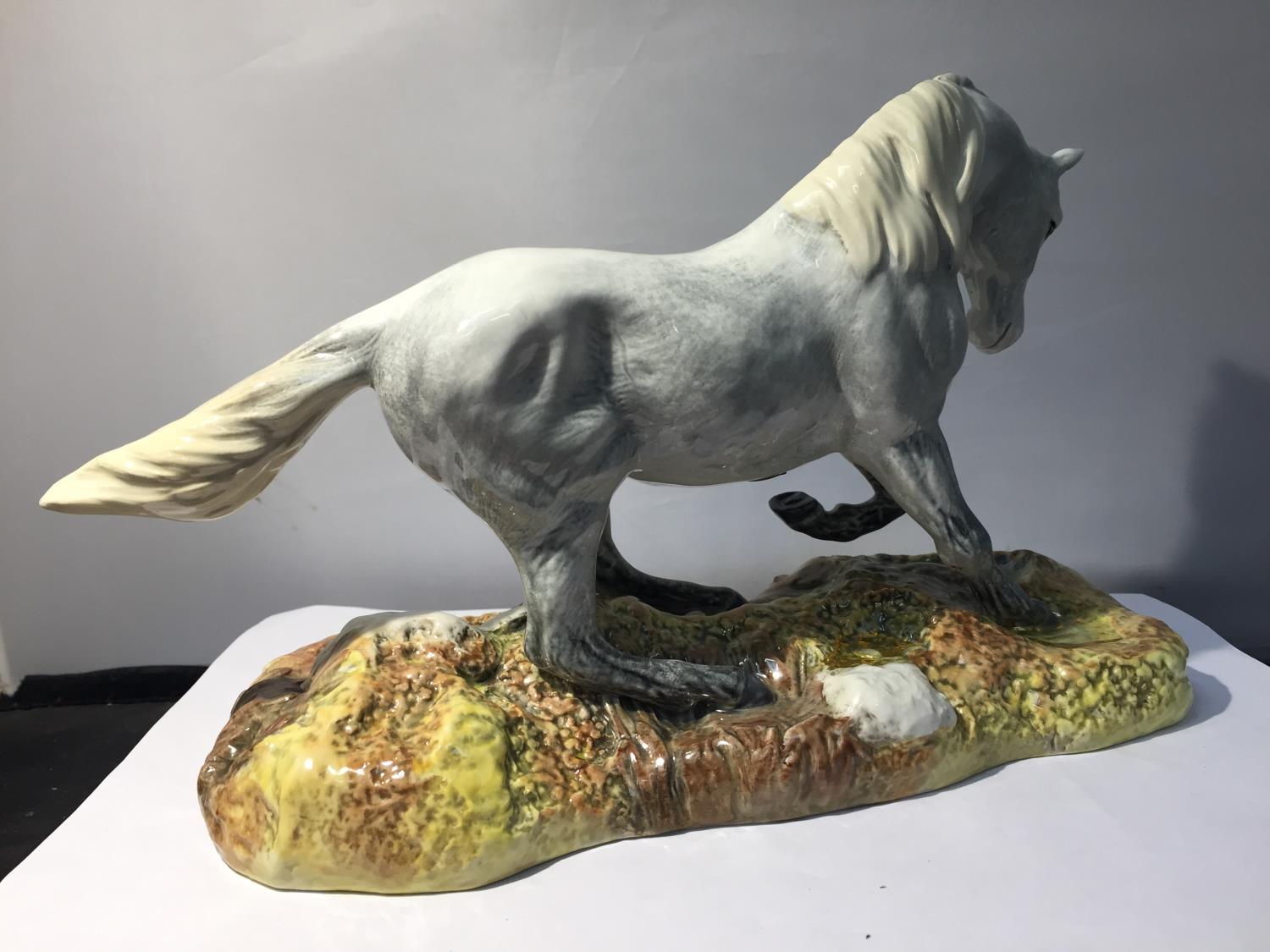 A BOXED BESWICK CARMAGUE WILD HORSE LIMITED EDITION 228/100 - Image 3 of 5