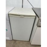 A WHITE SOVERIGN UNDER COUNTER FRIDGE BELIEVED IN WORKING ORDER BUT NO WARRANTY