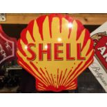 A TIN SHELL SIGN