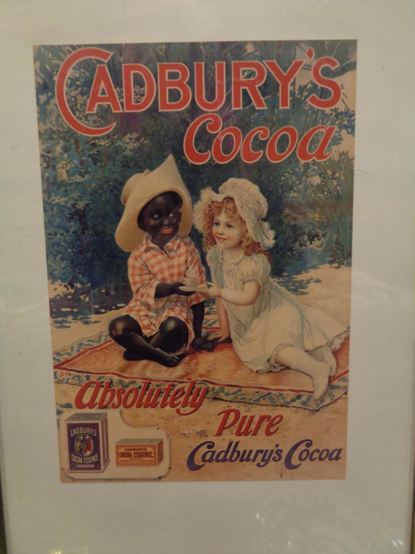 A FRAMED CADBURYS COCOA ADVERTISING POSTER - Image 2 of 2