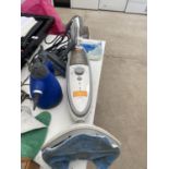 A VAX BARE FLOOR STEAM MOP AND A HAND STEAM CLEANER