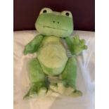 A NEW AND TAGGED CHARLIE BEAR FREDRICK FROG TEDDY FROM THE BABY BOUTIQUE COLLECTION
