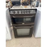 A BLACK CANNON FREE STANDING OVEN AND HOB BELIEVED IN WORKING ORDER BUT NO WARRANTY