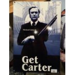 A TIN MICHAEL CAINE GET CARTER SIGN