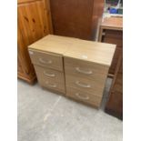 A PAIR OF MODERN BEDROOM CHESTS