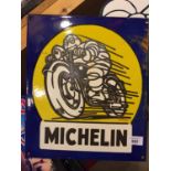 A MICHELIN ENAMEL SIGN