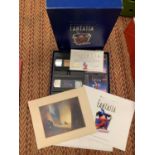 A BOXED LIMITED EDITION WALT DISNEY'S 'FANTASIA' COLLECTION TO INCLUDE VIDEOS AND CD'S AND COA