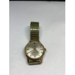 A TANUS VINTAGE AUTOMATIC WRIST WATCH SEEN WORKING BUT NO WARRANTY