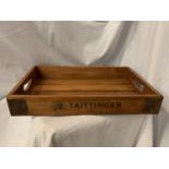 A CHAMPAGNE TAITTINGER REIMS SERVING TRAY