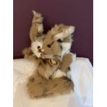A NEW AND TAGGED CHARLIE BEAR RABBIT GLOVE PUPPET 'MEADOW'