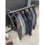 AN ASSORTMENT OF FOURTEEN MENS JACKETS