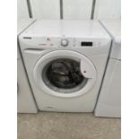 A WHITE HOOVER WASHING MACHINE BELIEVED IN WORKING ORDER BUT NO WARRANTY