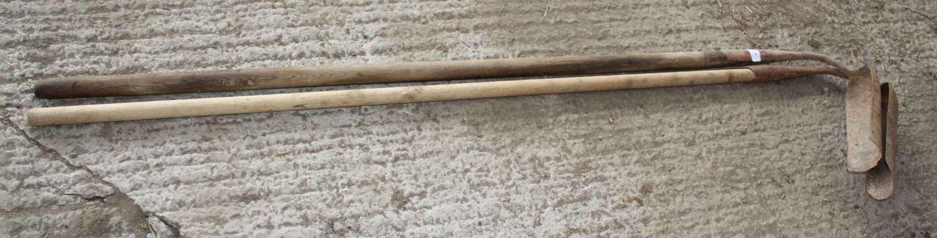 TWO SWAN NECK DRAINAGE TOOLS